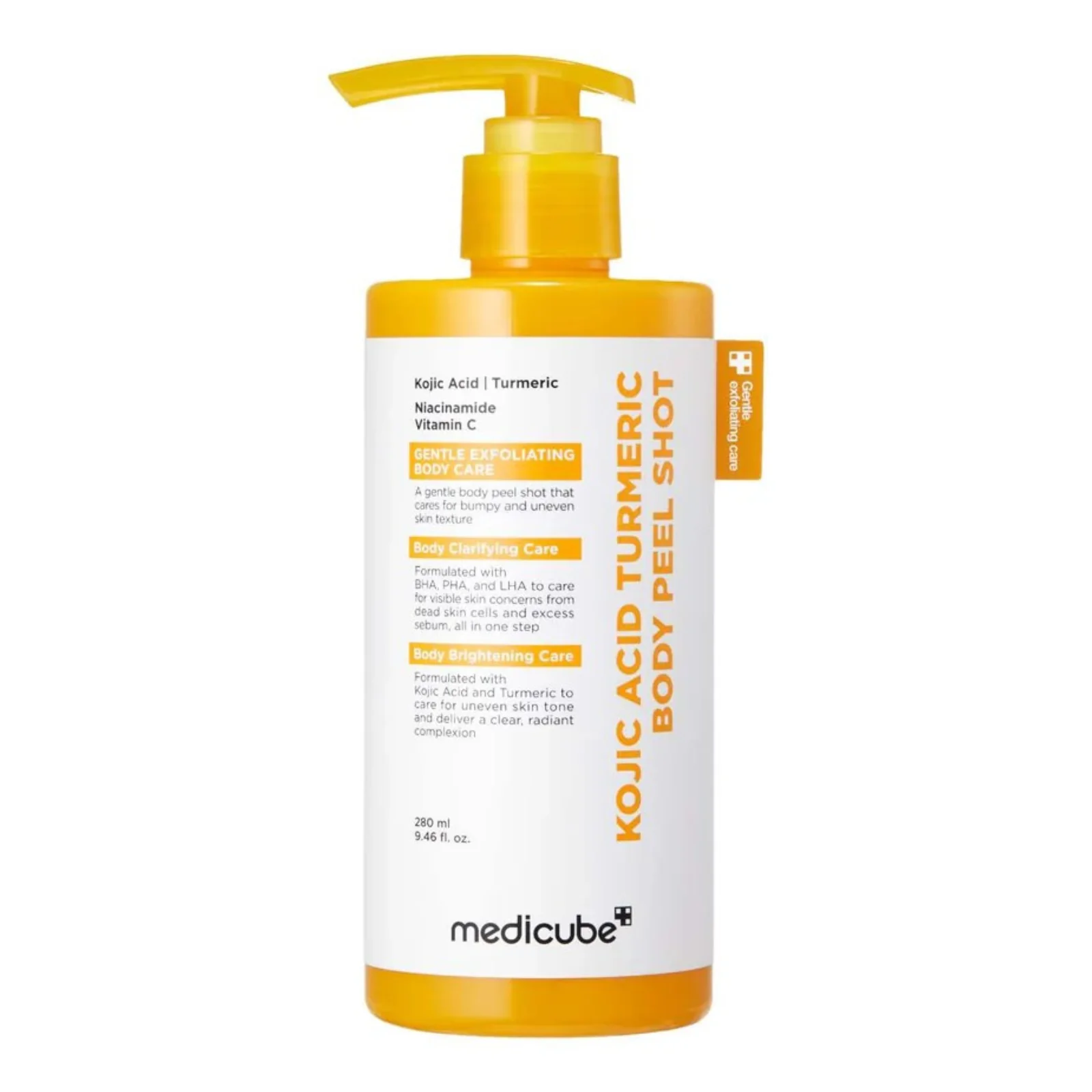 MEDICUBE KOJIC ACID TURMERIC BODY PEEL SHOT (280ML)