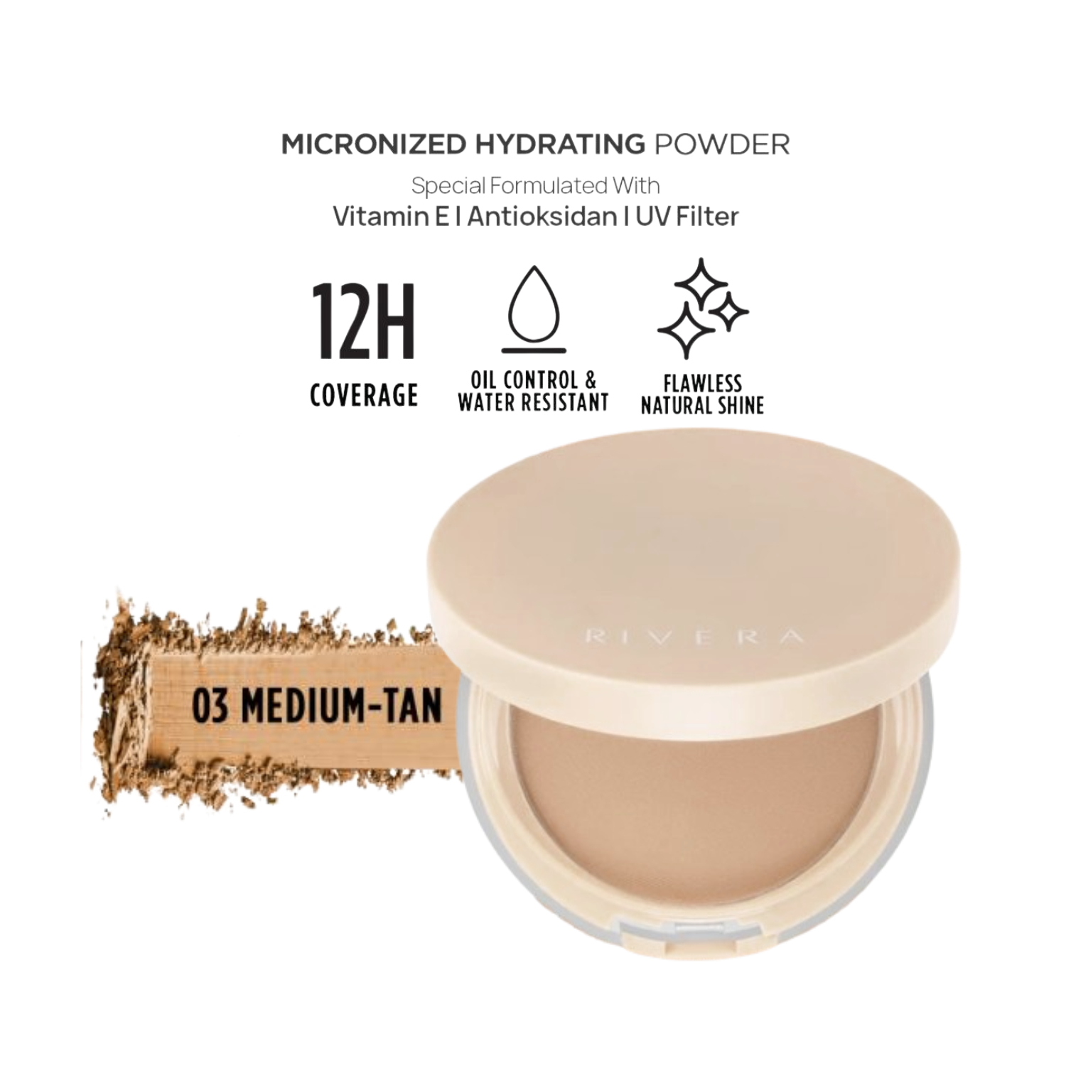 RIVERA BARE SKINNED POWDER FOUNDATION 03