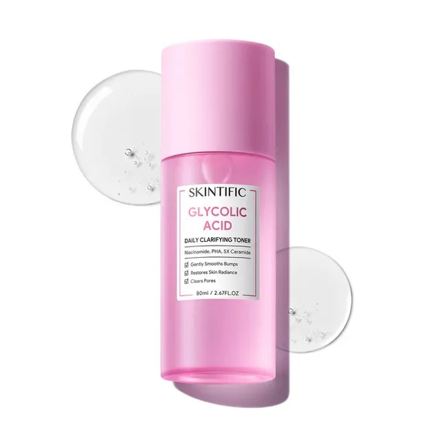 SKINTIFIC GLYCOLIC ACID DAILY CLARIFYING TONER 80ML