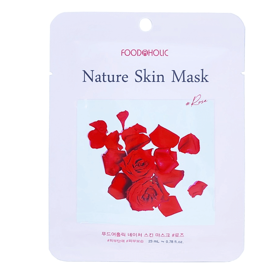 FOODAHOLIC NATURE SKIN MASK ROSE
