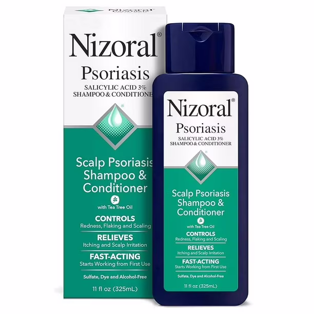 NIZORAL SCALP PSORIASIS SHAMPOO & CONDITIONER WITH TEA TREE OIL - 325ML