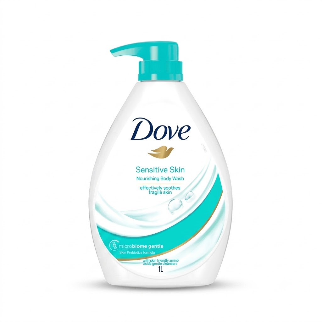 DOVE BODY WASH SENSITIVE SKIN 1L