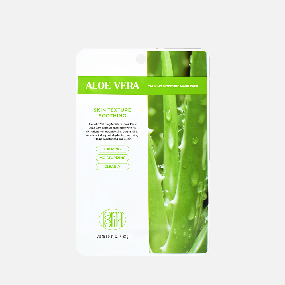 LAMELIN CALMING MOISTURE MASK PACK ALOE VERA