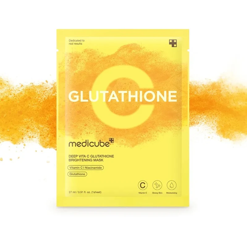 MEDICUBE DEEP VITA C GLUTATHIONE BRIGHTENING MASK(27G)