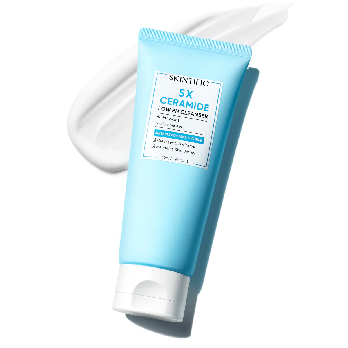 SKINTIFIC 5X CERAMIDE LOW PH CLEANSER 80ML