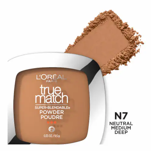 LOREAL PARIS TRUE MATCH POWDER FOUNDATION N7