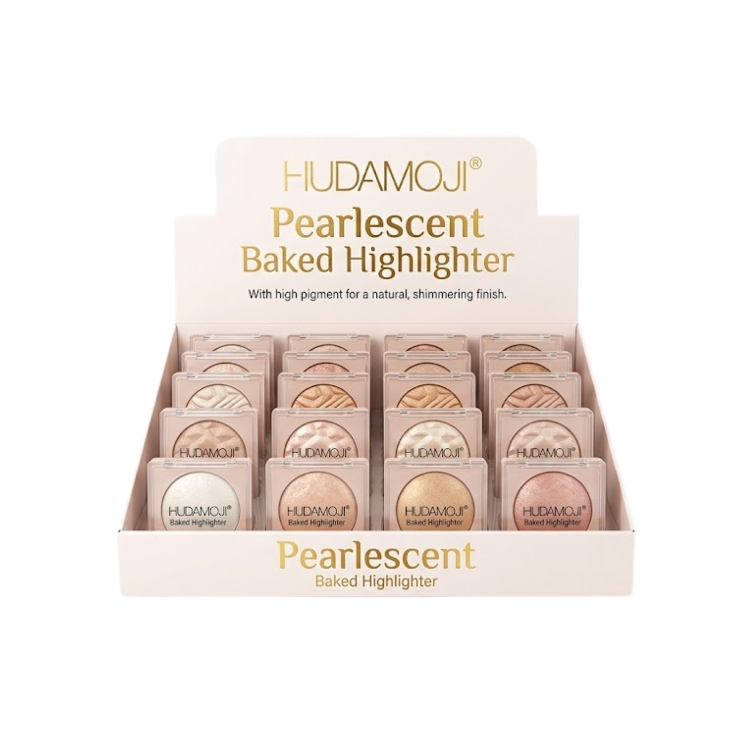 HUDAMOJI PEARLESCENT BAKED HIGHLIGHTER