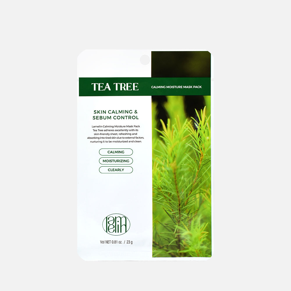 LAMELIN CALMING MOISTURE MASK PACK TEA TREE