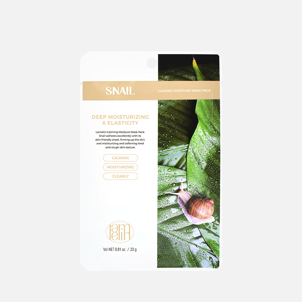 LAMELIN CALMING MOISTURE MASK PACK SNAIL