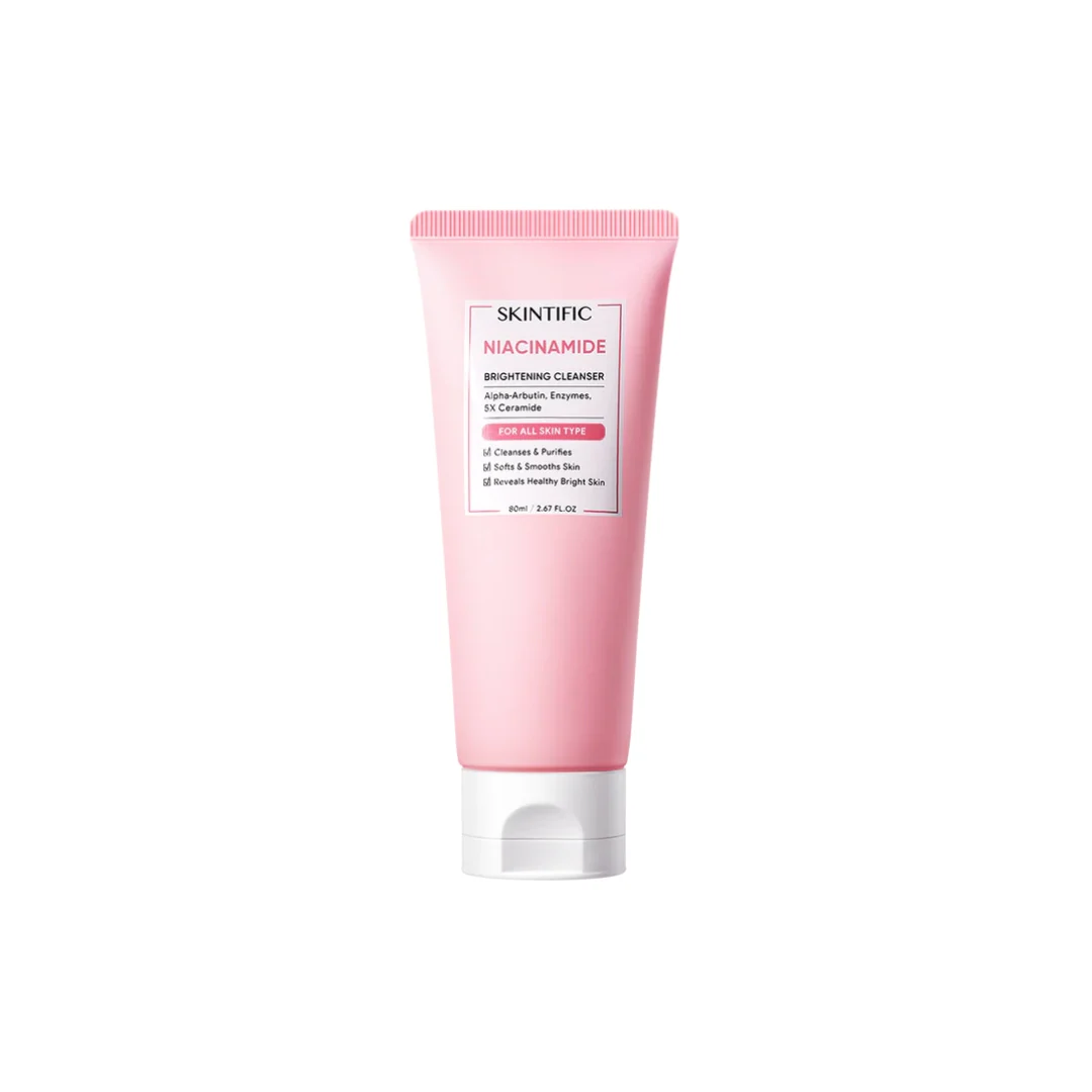 SKINTIFIC NIACINAMIDE BRIGHTENING FACIAL CLEANSER 80ML