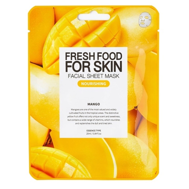 FRESHFOOD FOR SKIN FACIAL SHEET MASK(MANGO) 25ML