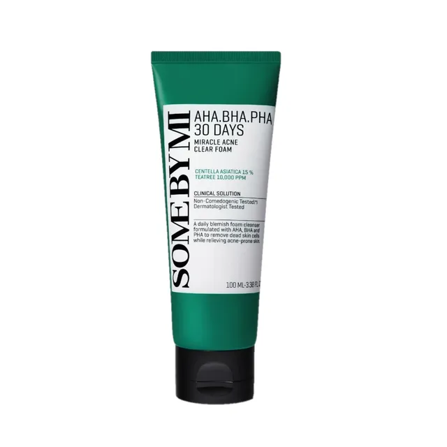 SOME BY MI AHA BHA PHA 30DAYS MIRACLE ACNE CLEAR FOAM 100ML