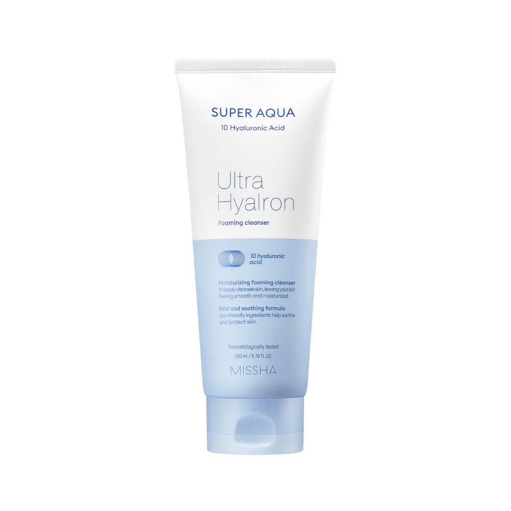 MISSHA SUPER AQUA ULTRA HYALRON FOAMING CLEANSER 200ML
