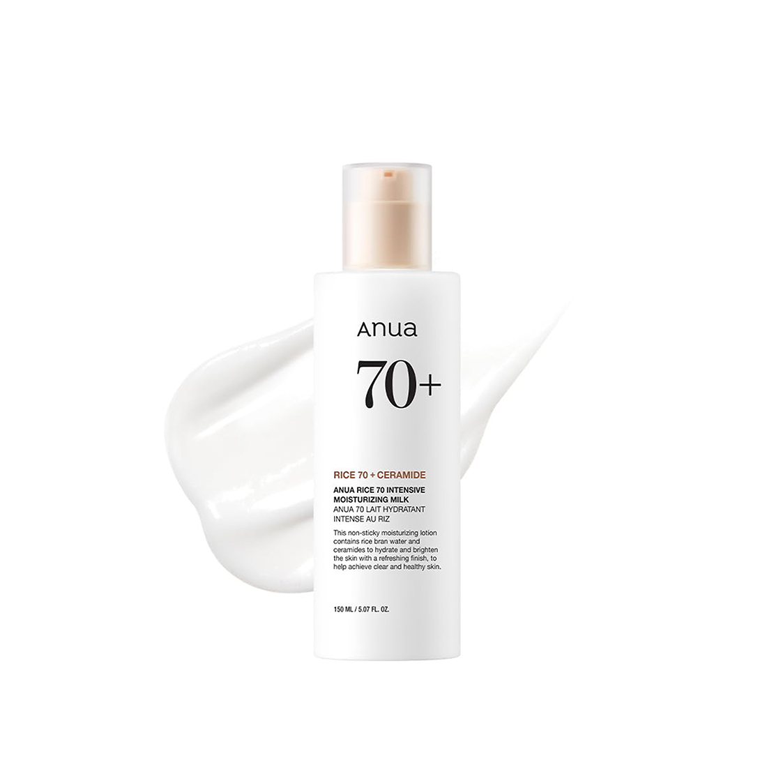 ANUA RICE 70 INTENSIVE MOISTURIZING MILK 150ML