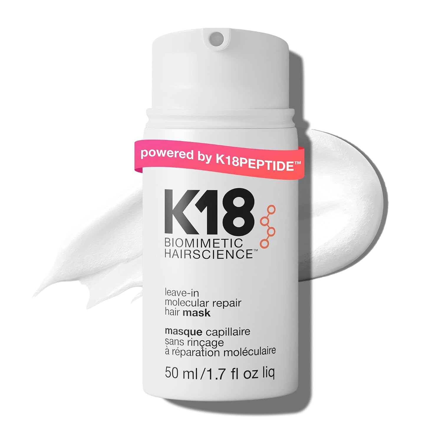 K18 LEAVE-IN MOLECULAR REPAIR HAIR MASK - 50ML