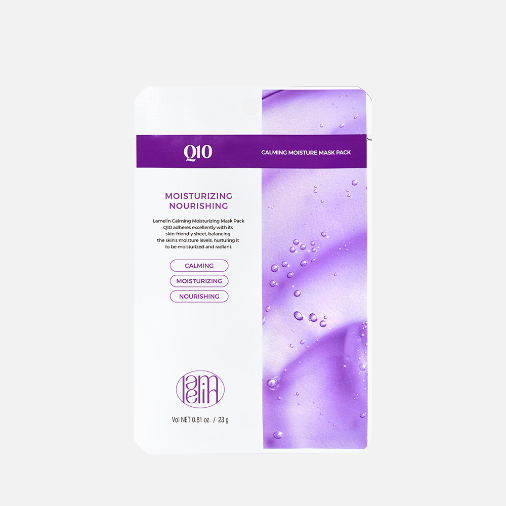 LAMELIN CALMING MOISTURE MASK PACK Q10