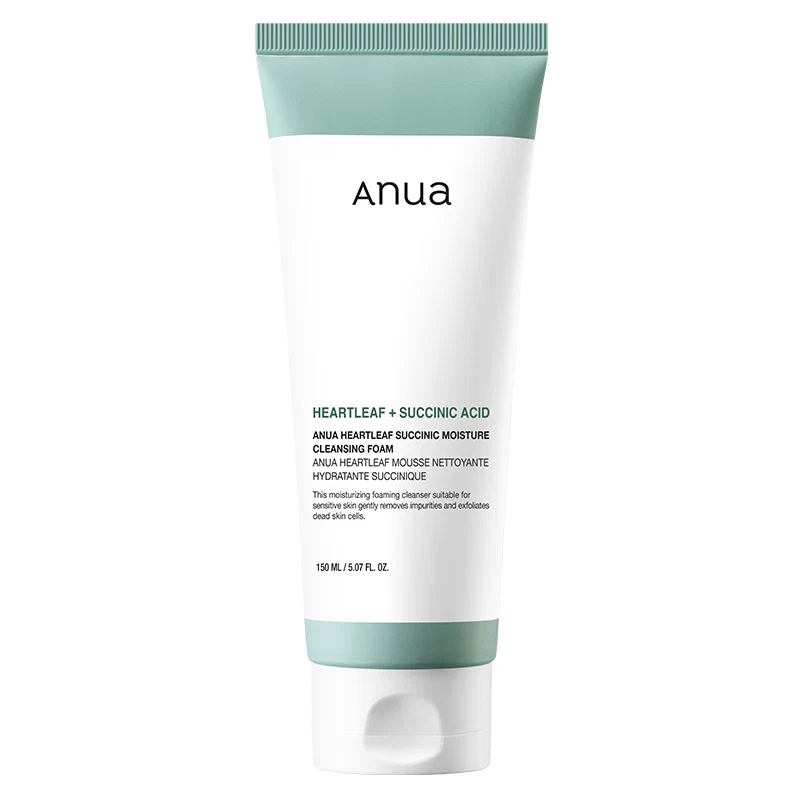 ANUA HEARTLEAF SUCCINIC CLEANSING FOAM 150ML