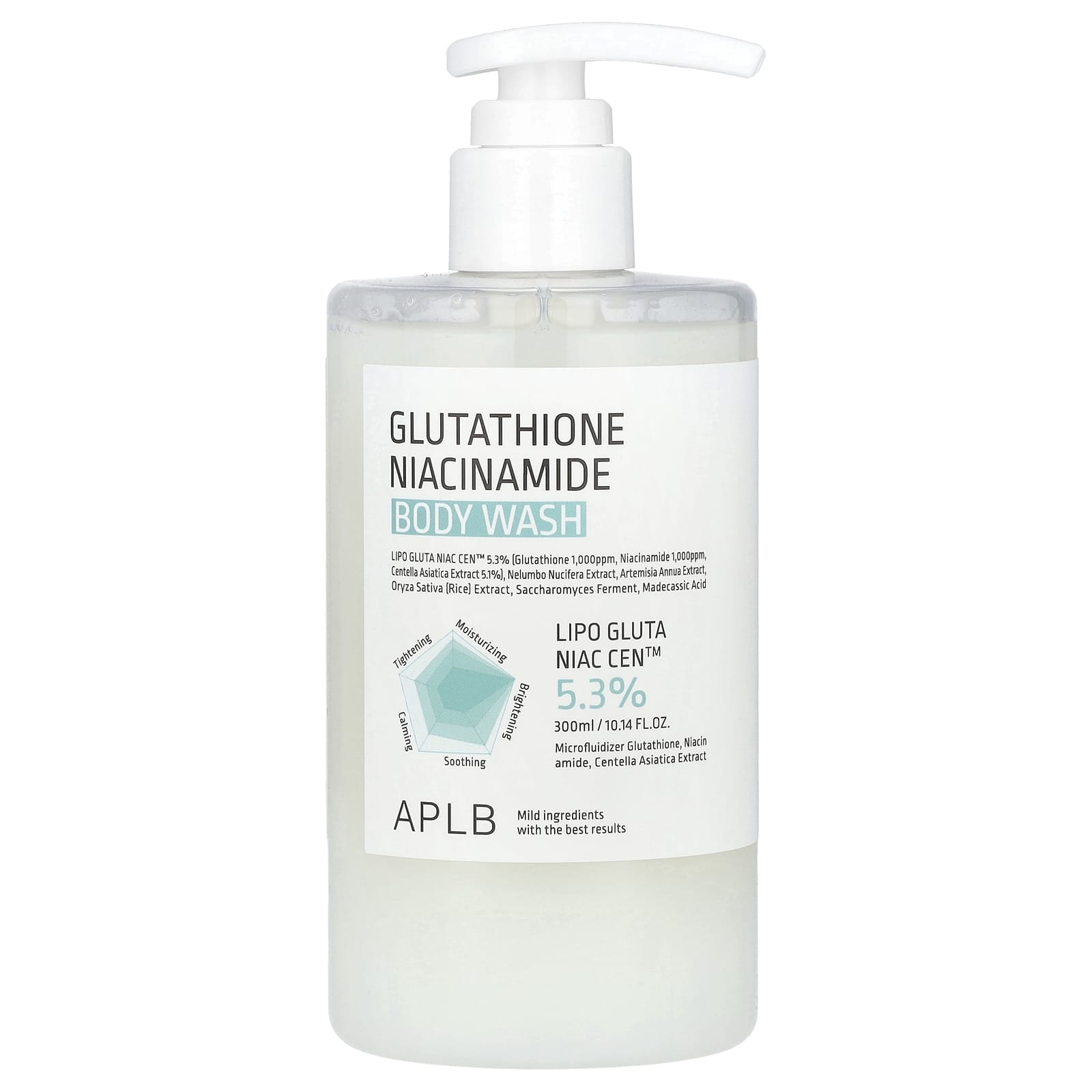 APLB GLUTATHIONE NIACINAMIDE BODY WASH 300ML