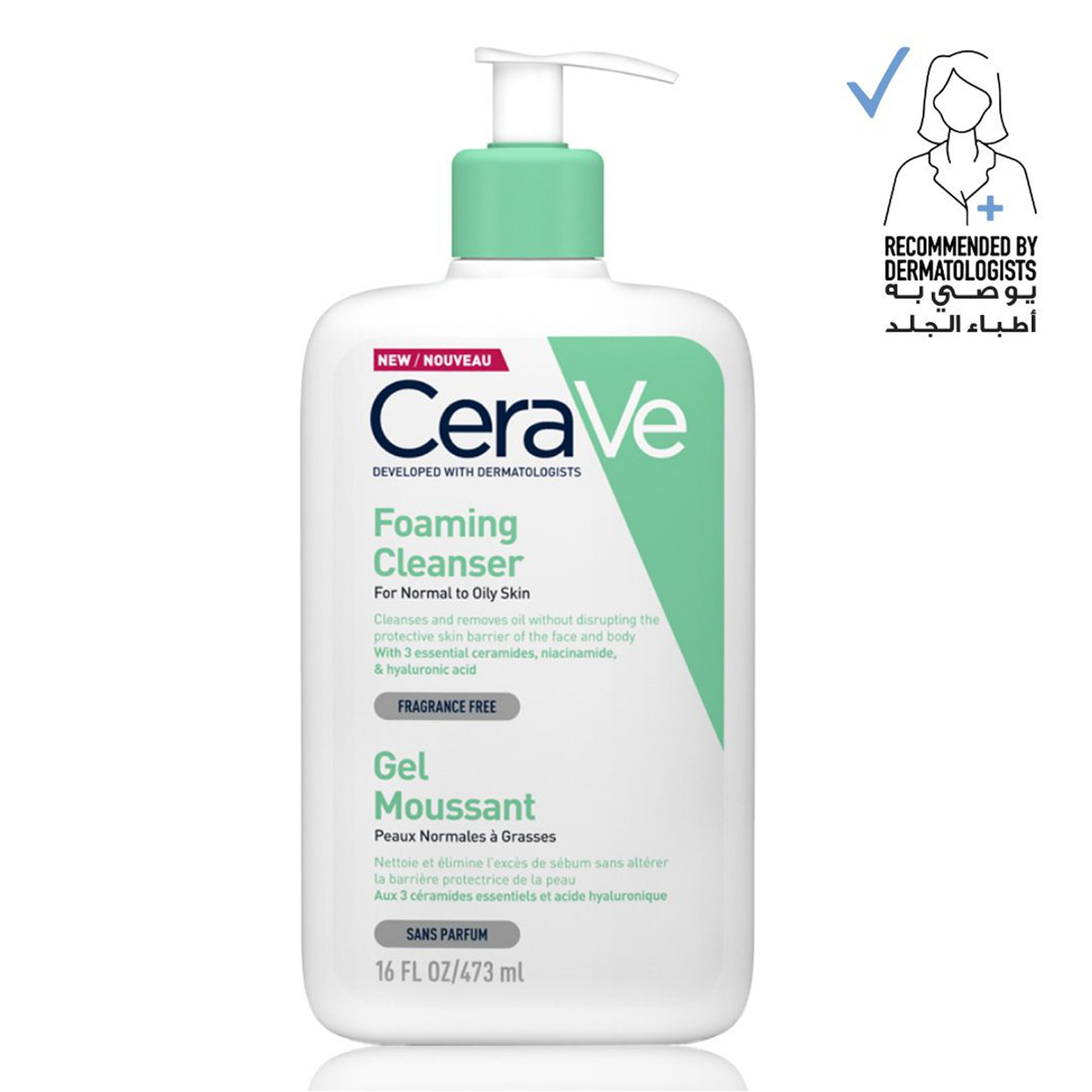 CERAVE FOAMING CLEANSER 473ML