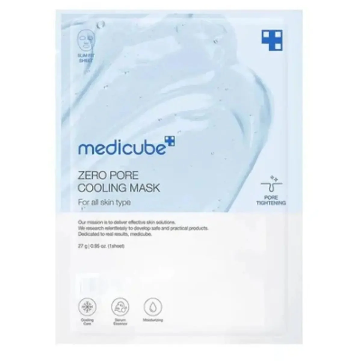 MEDICUBE ZERO PORE COOLING MASK (27G*1EA)