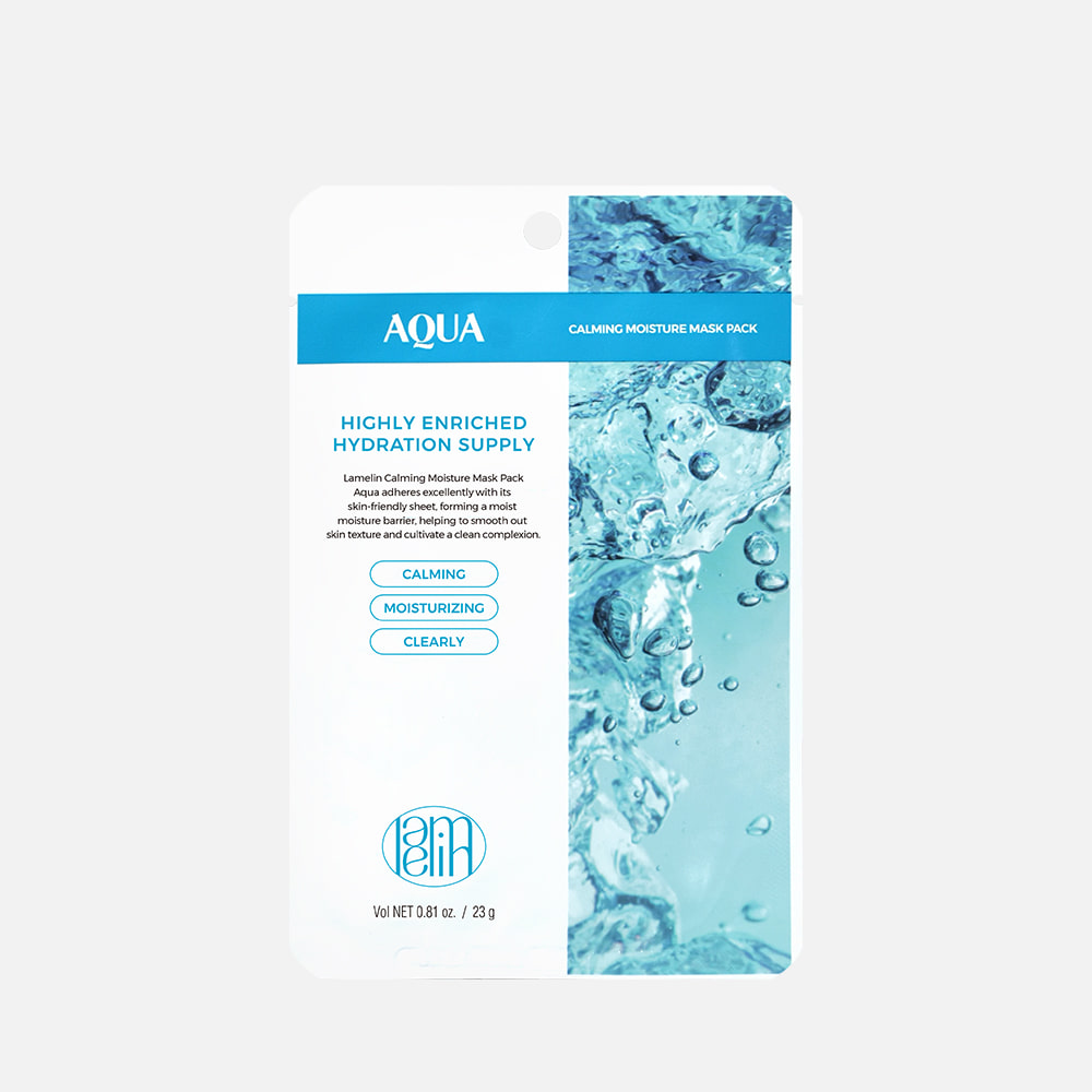 LAMELIN CALMING MOISTURE MASK PACK AQUA